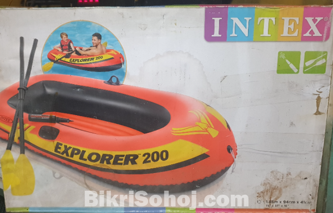 Intex inflatable boat explorer 200